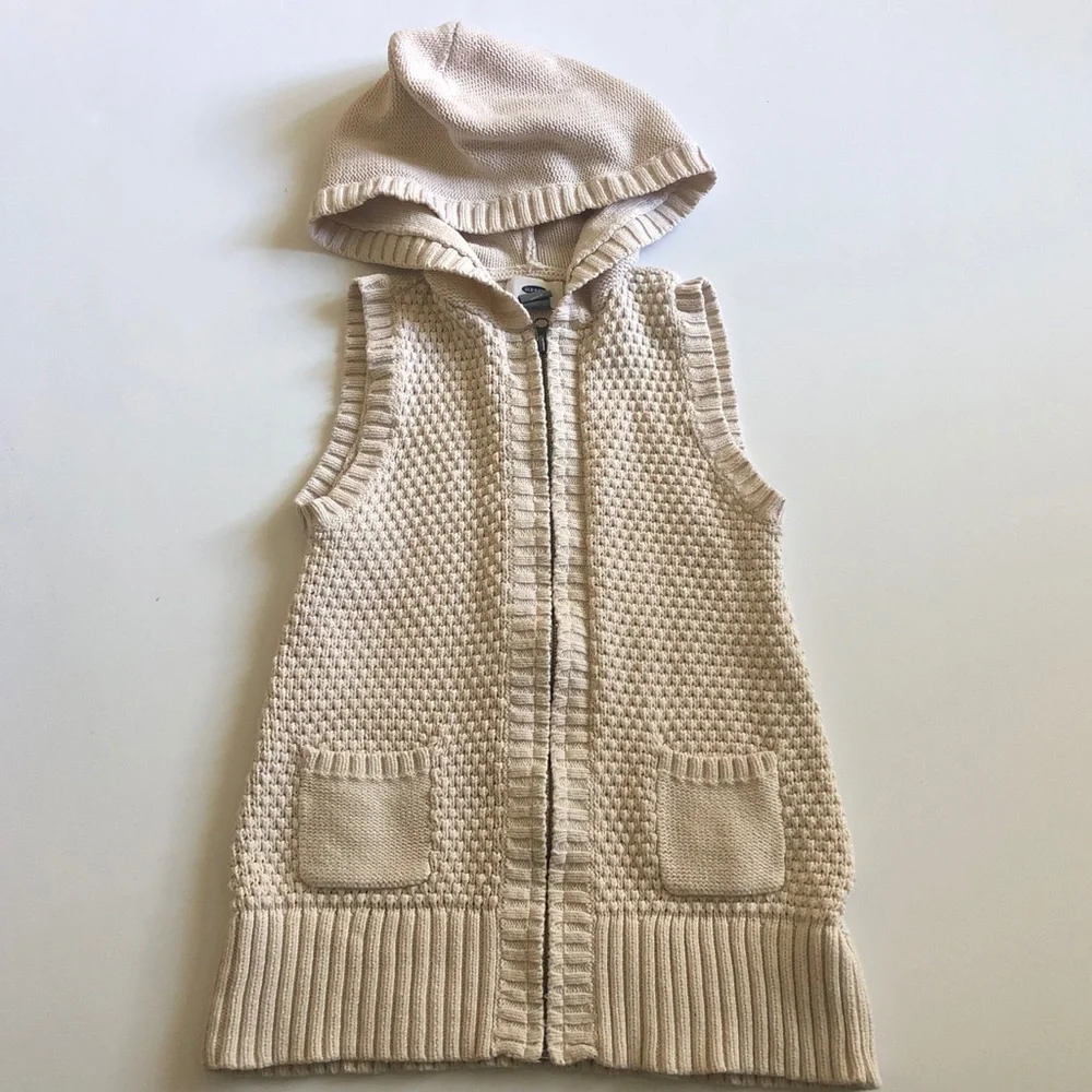 Old Navy knit vest sweater duster